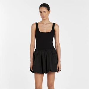 NWT Dissh Lula Black Bubble Mini Dress Size 4